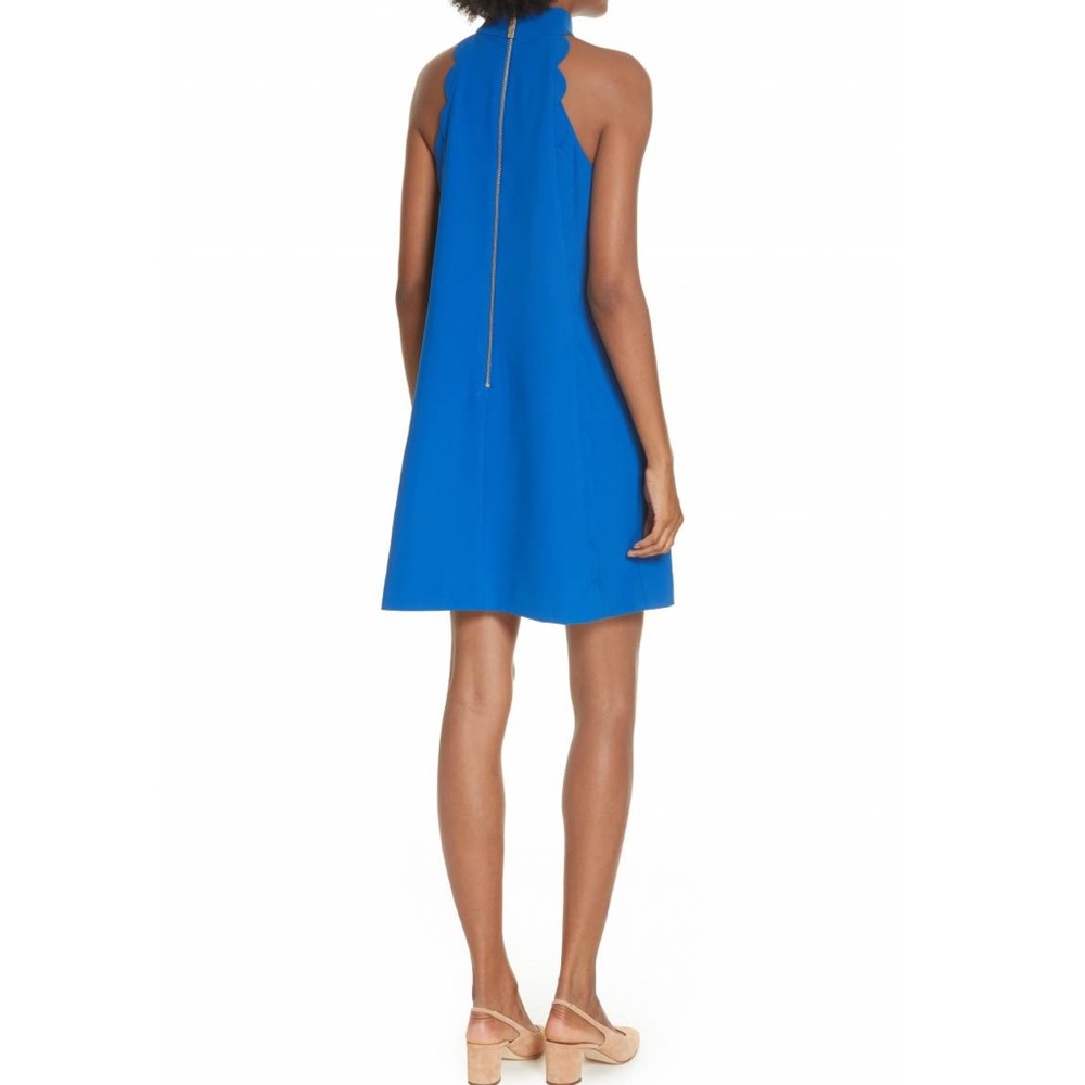 Ted Baker London Torrii Halter Neck Scallop Tunic Dress - Picture 2 of 14